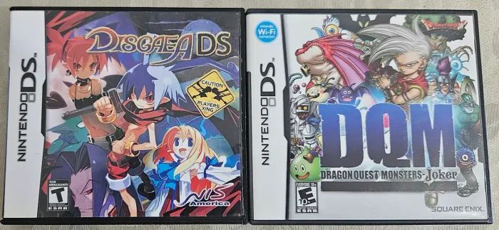 PROMOÇÃO Disgaea DS e DragonQuest M. J. , excelente estado, perfeito para colecionadores!!