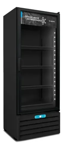 3 Freezer e Conservador Vertical Metalfrio 531 Litros All Black Dupla Ação VF55AH 220V