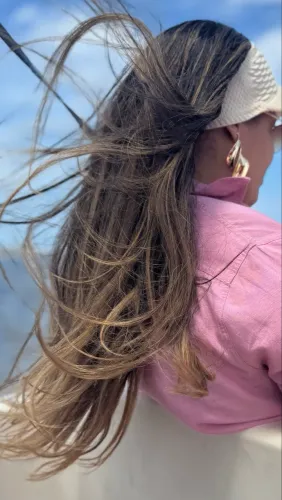 Alongamento de cabelo Brasileiro do Sul