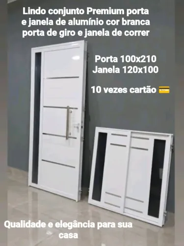 Porta e janela de alumínio