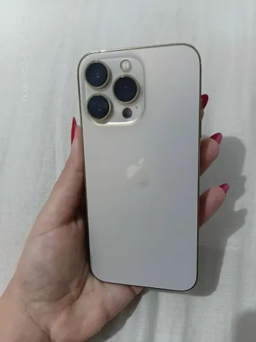 iPhone 13 Pro 256GB Dourado impecável 