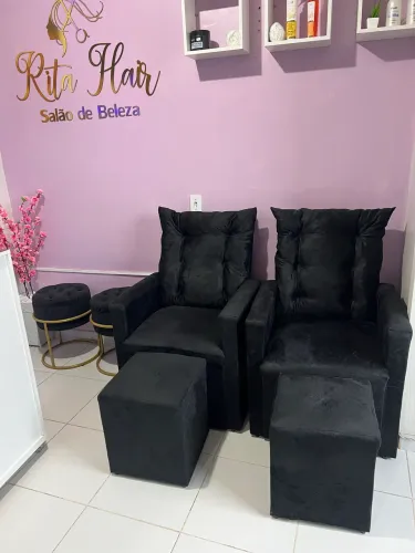 Kit Poltronas + Pufs novos