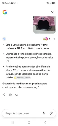 Casinha de plástico para cachorro médio número 5