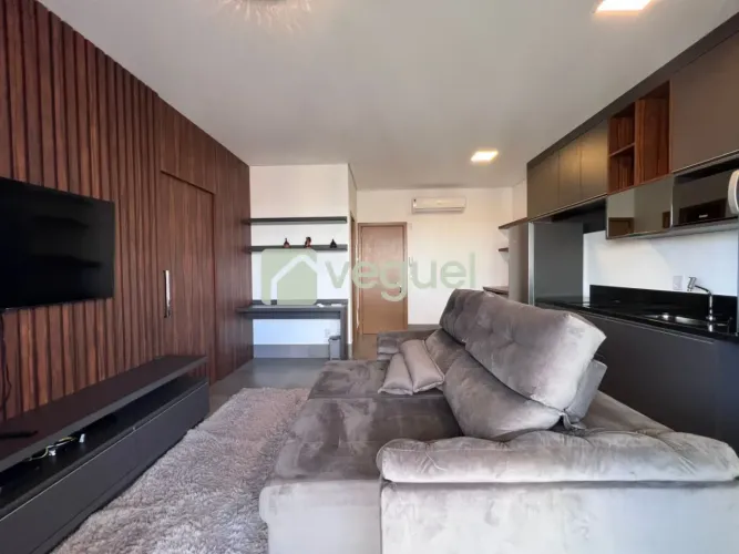 Studio de 57m² mobiliado para alugar no Jardim Botânico, Ribeirão Preto/SP.