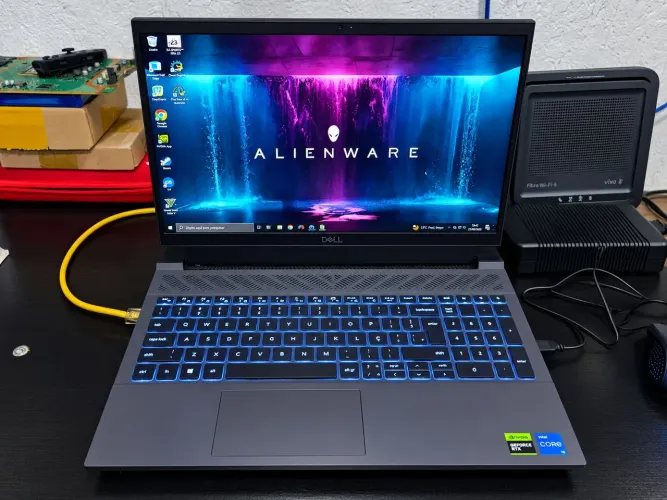Notebook Dell gamer RTX 4050 i5 13° geração carregador de 330w original