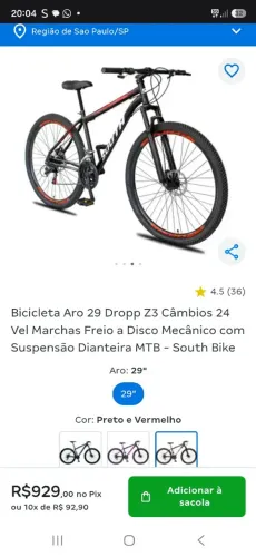 Bicicleta aro 29 Dopp Z3