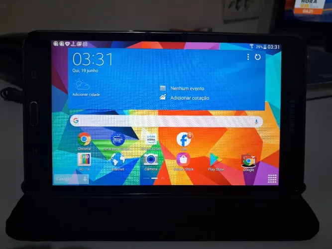 Tablet Samsung com tv digital 