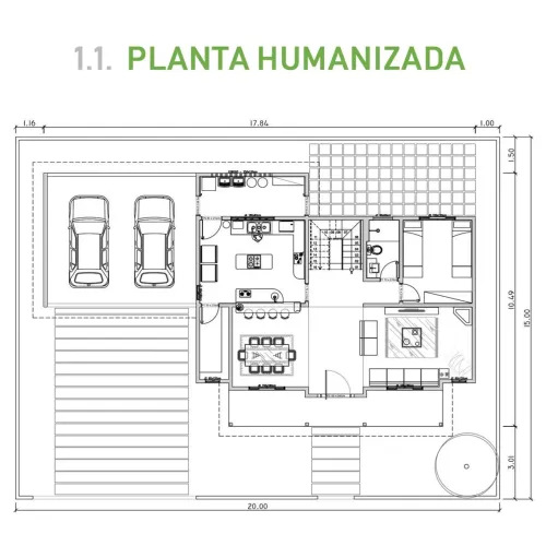 Planta para construir ou reformar 