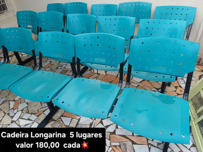 Cadeira Longarina 5 Lugares