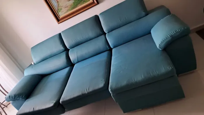 Sofá retrátil 3 lugares 