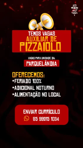 AUXILIA DE PIZZAIOLO (PARQUELANDIA)