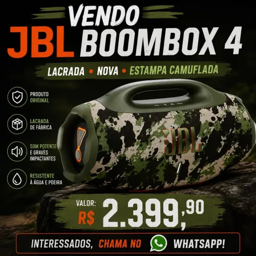 Vendo boombox 4 Camuflada