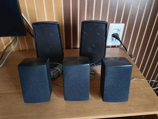 5 caixas de som home theater
