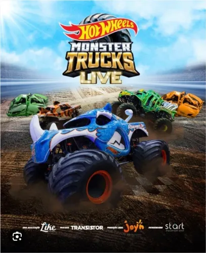 INGRESSO HOT WHELLS MONSTER TRUCKS LIVE - BRASÍLIA SESSÃO 18H30
