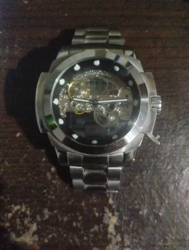 Invicta Coalition Forces em aço inoxidável prateado