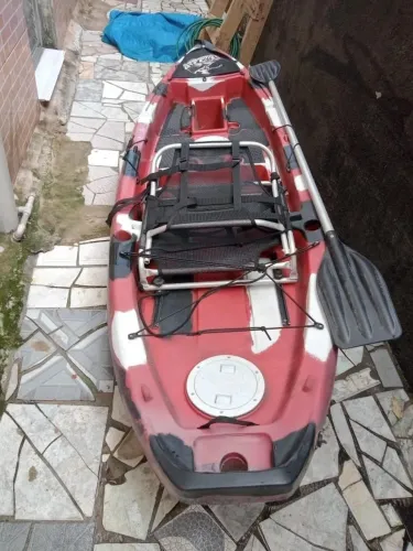 Canoa Caiaque Tucunaré Fishing Completo Pronto para Pesca e Lazer