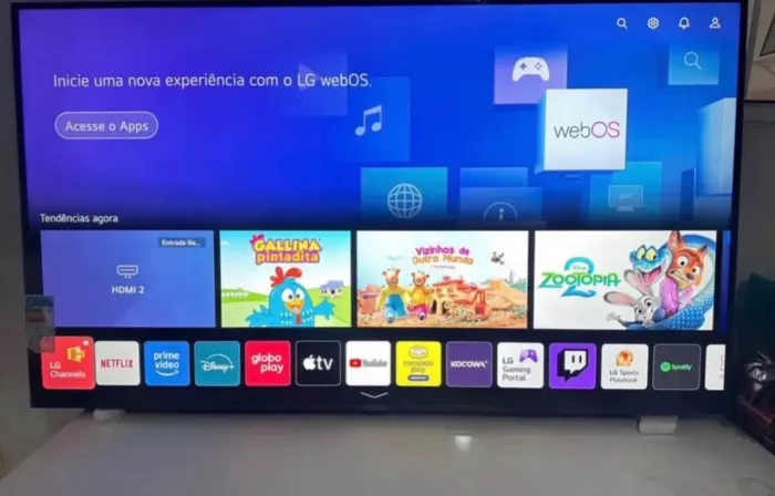 Smart tv 65? LG 4k inteligência artificial UHD Wi-Fi