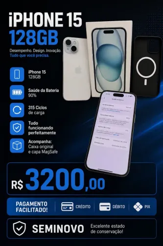 Vendo iPhone 15 - 128gb