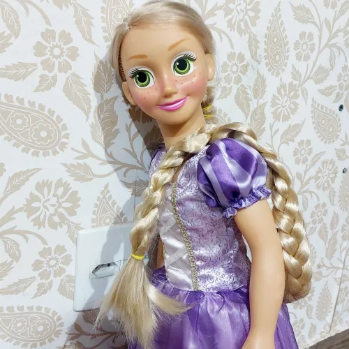 Boneca Raponzel Disney Original 58cm