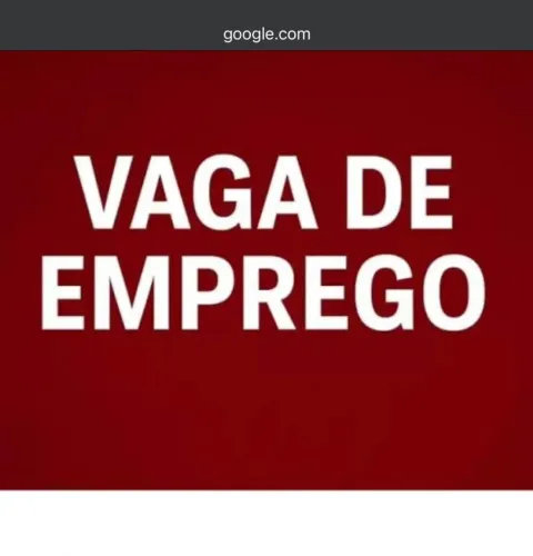 VAGAS DE EMPREGO