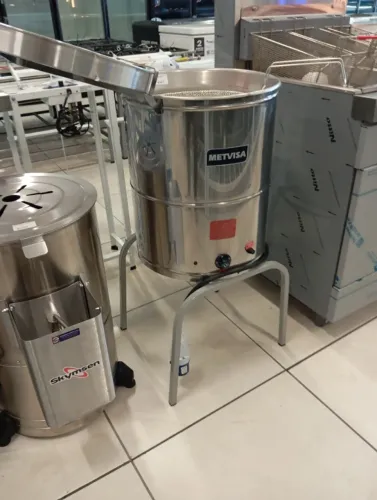FRITADEIRA INDUSTRIAL ELETRICA 5000W REDONDA METVISA - JEFFERSON