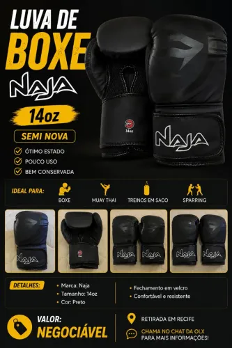 Luva de BOX/MuayThai 