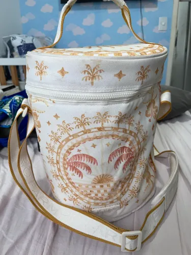 Cooler Farofa Coqueiral off white. Farm