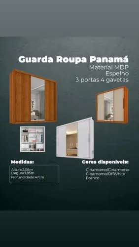 Guarda roupa mapa