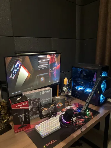 Setup Completo | Ryzen 5 5500 + 16GB RAM + GTX 1650 + Monitor ARZOPA 27" 2K + Periféricos