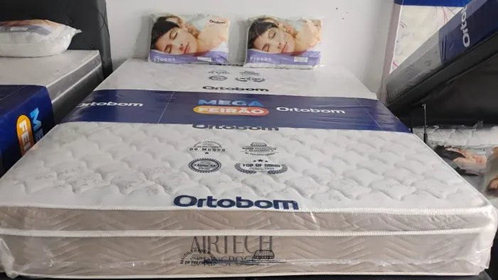 Colchão Ortobom Molas ensacadas Airtech Spring 1,38x188x25 Francisco Campos n105 alcantara