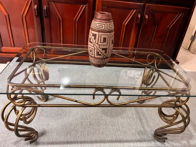CONJUNTO MESA DE FERRO 