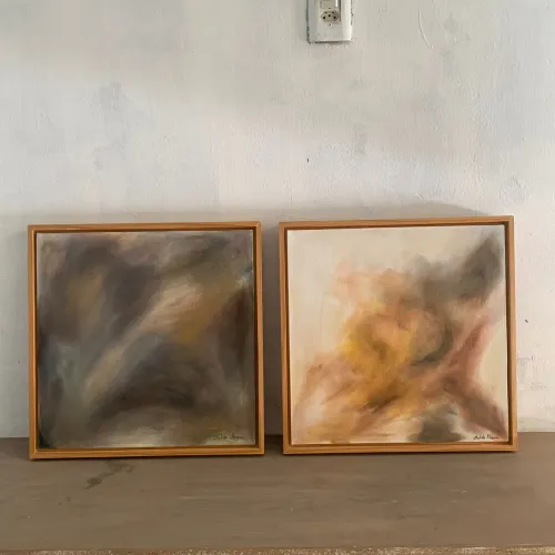 Quadro pintura moldura caixa