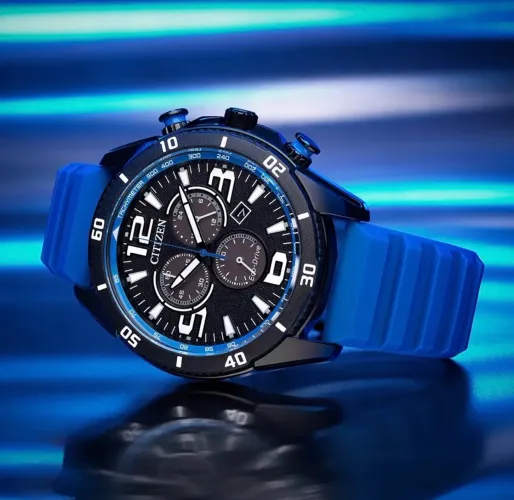 Citizen Brycen Eco Drive AT2586-05E Azul - Sem uso - Garantia de 3 anos