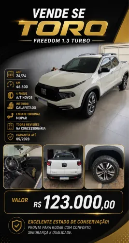 Fiat Toro Freedom 1.3 T270 4X2 Flex AUT 2024