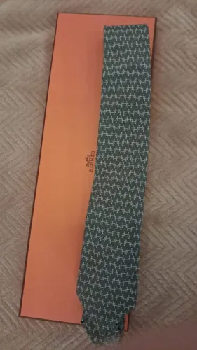 Gravata Hermès Paris Original - Seda 100%