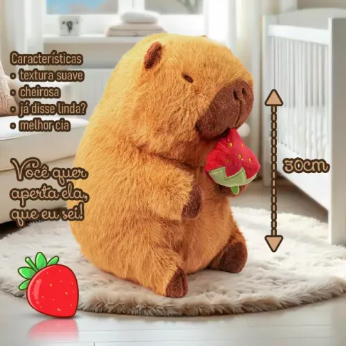 Capivara de Pelúcia Grande - Capivara Filó