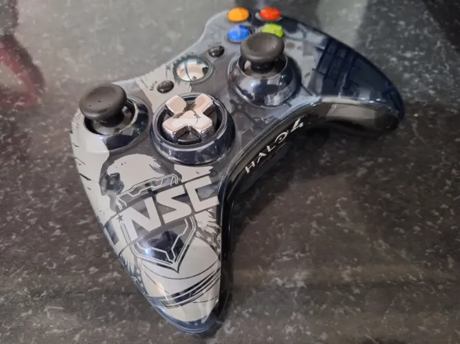 Controle xbox 360 edição halo 4 unsc