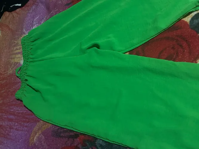 Calça pantalona verde