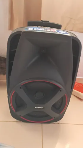 Caixa Amplificada Mondial CM-550 Bluetooth Entrada Mic/Guitarra Potente