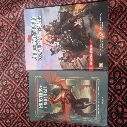 Combo - Livros de rpg D&D (dungeons and dragons)