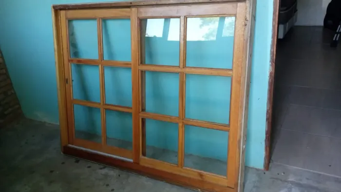 Janela Madeira 1,50x1,20 Nova