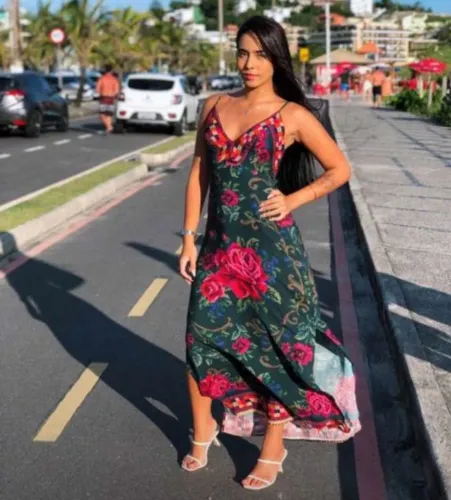 Vestido Farm Flor de Realeza