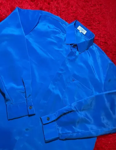 camisa dior de seda anos 90