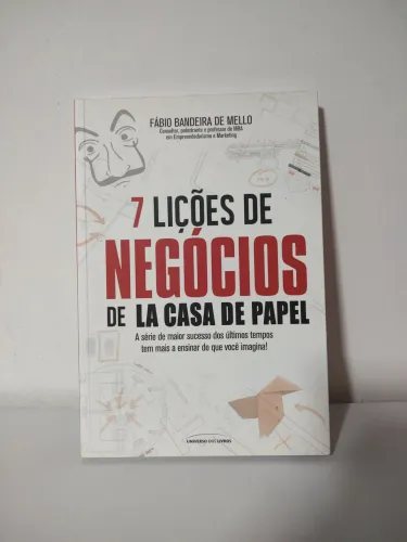 Livro 7 lições de negócios de La Casa de Papel