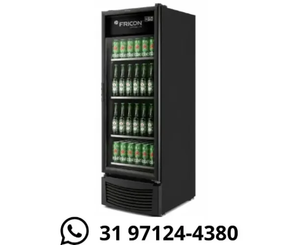 Cervejeira 569L Porta de Vidro Fricon Nova