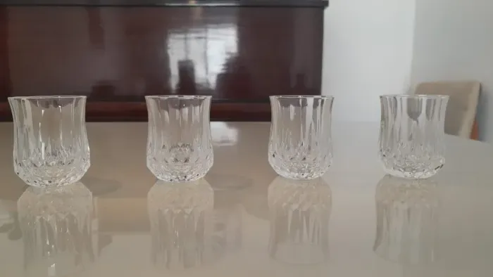 Conjunto Cristal Francês Cristal d'Arques com 4 Peças