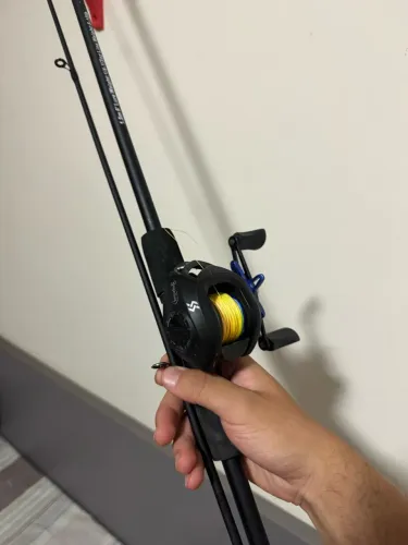 Vara 1,80 + Carretilha - BARATO