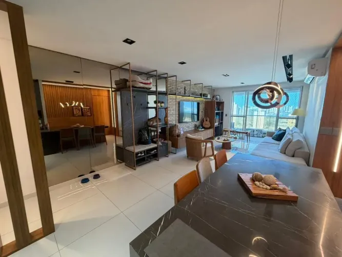 AB| Apartamento Mobiliado no Ed. Península Square | 3 Suítes | Prédio Novo
