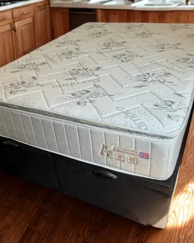 COLCHÃO CASAL MOLAS ENSACADAS SEM EPS PILLOW TOP A PRONTA O