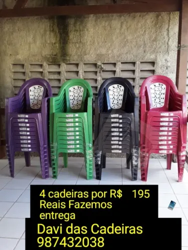 CADEIRA DE PLASTICO COLORIDA DDKDMDMDMDM MDMDMDMDMD DMMDMDMD